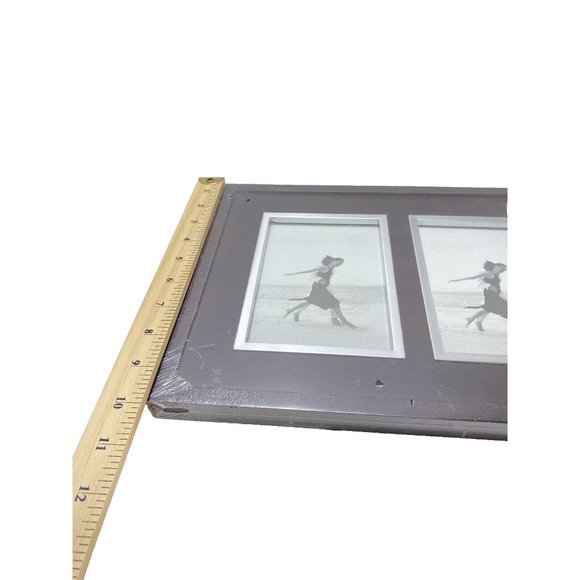 Double Rectangle Thick Bordered Collage Photo Frame - Sealed - ** As Is Damaged - Picture 5 of 7